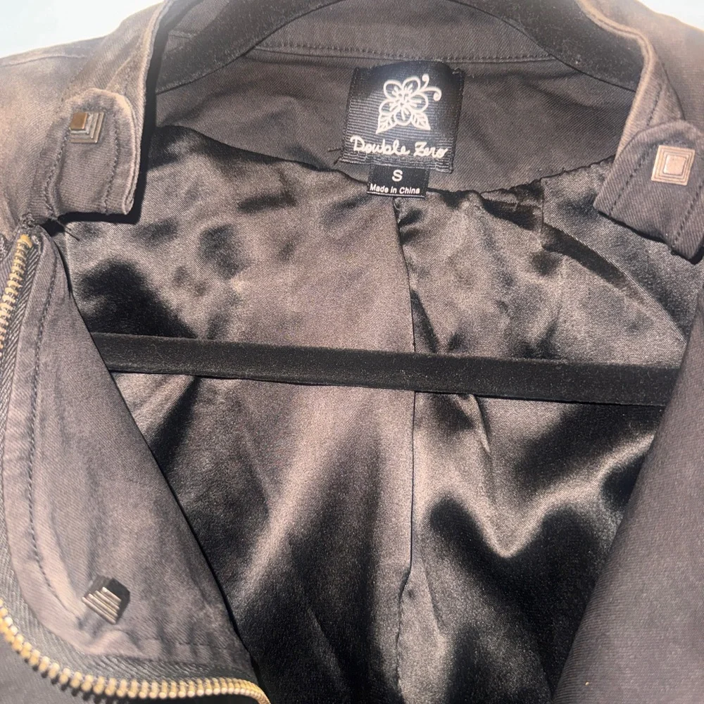Double Zero Black Studded Leather Jacket - Picture 3 of 5